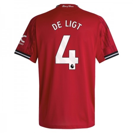 Manchester United De Ligt 4 Domácí 2025-26 - Fotbalové Dresy (S/S) Manchester United De Ligt 4 Domácí 2025-26 - Fotbalové Dresy (S/S)